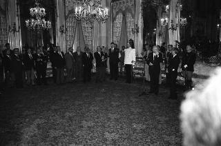 Incontro del Presidente della Repubblica Francesco Cossiga con  i componenti del Consiglio nazionale dell'Ordine dei giornalisti