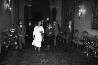 Incontro con il Presidente della Repubblica d'Islanda signora Vigdis Finnbogadottir