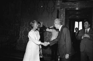 Incontro con il Presidente della Repubblica d'Islanda signora Vigdis Finnbogadottir