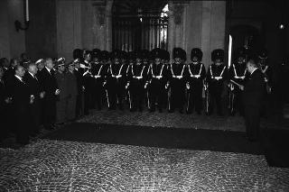 Cerimonia di inaugurazione della lapide celebrativa del 40° anniversario della fondazione della Repubblica nel Palazzo del Quirinale