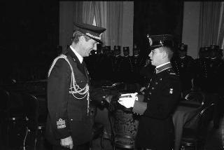 Incontro con una delegazione di allievi dell'Accademia militare di Modena, in servizio di Guardia d'Onore al Palazzo del Quirinale