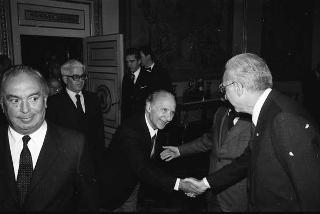 Incontro con i componenti il Consiglio direttivo dell'Associazione ex combattenti del Segretariato generale della Presidenza della Repubblica