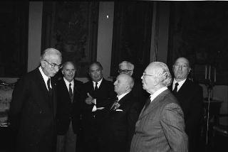Incontro con i componenti il Consiglio direttivo dell'Associazione ex combattenti del Segretariato generale della Presidenza della Repubblica