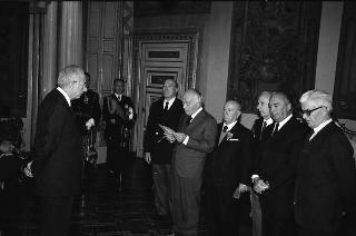 Incontro con i componenti il Consiglio direttivo dell'Associazione ex combattenti del Segretariato generale della Presidenza della Repubblica