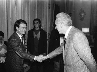 Incontro con una delegazione della Federazione giovanile comunista italiana
