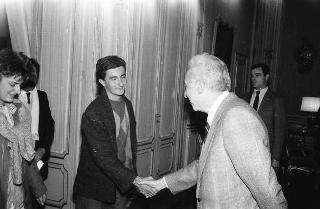 Incontro con una delegazione della Federazione giovanile comunista italiana