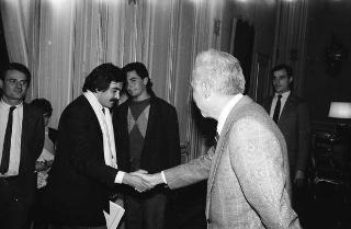 Incontro con una delegazione della Federazione giovanile comunista italiana