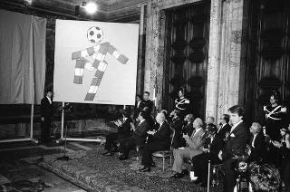 Incontro con il Comitato organizzatore di "Italia '90" e presentazione dei Campionati del mondo di calcio del 1990