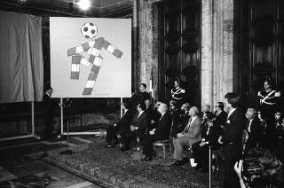 Incontro con il Comitato organizzatore di "Italia '90" e presentazione dei Campionati del mondo di calcio del 1990