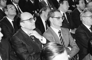 Incontro con il Comitato organizzatore di "Italia '90" e presentazione dei Campionati del mondo di calcio del 1990