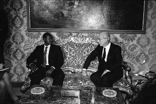 Incontro con il Presidente della Repubblica dell'Uganda Yoweri Museveni