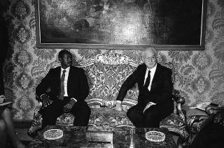 Incontro con il Presidente della Repubblica dell'Uganda Yoweri Museveni