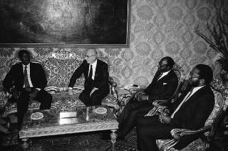 Incontro con il Presidente della Repubblica dell'Uganda Yoweri Museveni