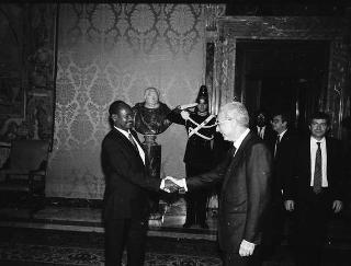 Incontro con il Presidente della Repubblica dell'Uganda Yoweri Museveni