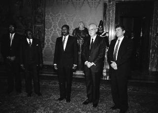 Incontro con il Presidente della Repubblica dell'Uganda Yoweri Museveni