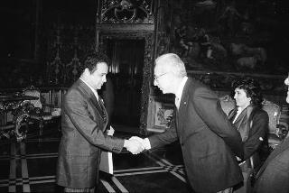Sven Fredrik Hedin, nuovo ambasciatore del Regno di Svezia; Noureddine Mejdoub, nuovo ambasciatore della Repubblica di Tunisia; Friedrik Ruth, nuovo ambasciatore della Repubblica Federale di Germania: presentazione lettere credenziali