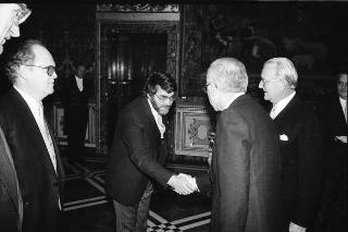 Sven Fredrik Hedin, nuovo ambasciatore del Regno di Svezia; Noureddine Mejdoub, nuovo ambasciatore della Repubblica di Tunisia; Friedrik Ruth, nuovo ambasciatore della Repubblica Federale di Germania: presentazione lettere credenziali