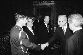Sven Fredrik Hedin, nuovo ambasciatore del Regno di Svezia; Noureddine Mejdoub, nuovo ambasciatore della Repubblica di Tunisia; Friedrik Ruth, nuovo ambasciatore della Repubblica Federale di Germania: presentazione lettere credenziali