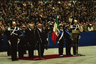 Intervento del Presidente della Repubblica Francesco Cossiga al giuramento degli allievi dell'Accademia Navale di Livorno