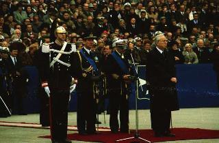 Intervento del Presidente della Repubblica Francesco Cossiga al giuramento degli allievi dell'Accademia Navale di Livorno