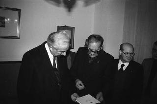 Visita ufficiale del Presidente della Repubblica Francesco Cossiga alla città di Palermo, in occasione del 50° anniversario della morte di Luigi Pirandello