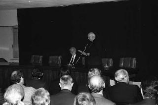 Visita ufficiale del Presidente della Repubblica Francesco Cossiga alla città di Palermo, in occasione del 50° anniversario della morte di Luigi Pirandello