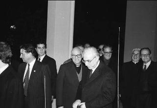 Visita ufficiale del Presidente della Repubblica Francesco Cossiga alla città di Palermo, in occasione del 50° anniversario della morte di Luigi Pirandello