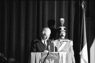 Visita ufficiale del Presidente della Repubblica Francesco Cossiga alla città di Palermo, in occasione del 50° anniversario della morte di Luigi Pirandello