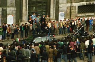Visita ufficiale del Presidente della Repubblica Francesco Cossiga alla città di Palermo, in occasione del 50° anniversario della morte di Luigi Pirandello