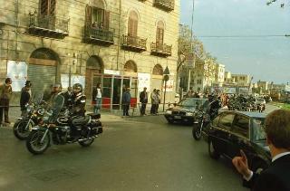Visita ufficiale del Presidente della Repubblica Francesco Cossiga alla città di Palermo, in occasione del 50° anniversario della morte di Luigi Pirandello