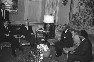 Incontro con il Presidente della Repubblica Democratica Somala Mohamed Siad Barre