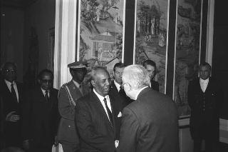 Incontro con il Presidente della Repubblica Democratica Somala Mohamed Siad Barre