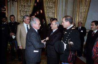Cerimonia di congedo del Segretario Generale Antonio Maccanico