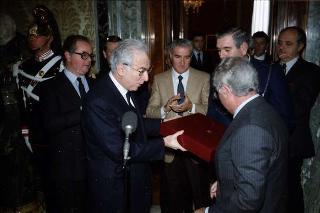 Cerimonia di congedo del Segretario Generale Antonio Maccanico