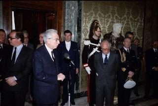 Cerimonia di congedo del Segretario Generale Antonio Maccanico