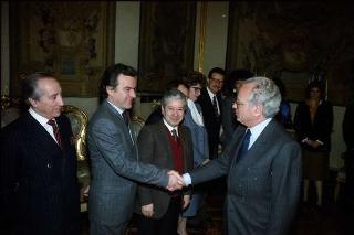 Cerimonia di congedo del Segretario Generale Antonio Maccanico