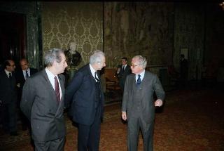 Cerimonia di congedo del Segretario Generale Antonio Maccanico