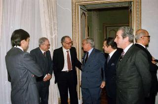 Cerimonia di congedo del Segretario Generale Antonio Maccanico