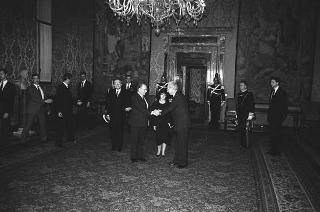 Incontro con il Presidente della Repubblica Francese François Mitterand