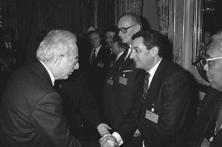 Incontro con i partecipanti al Convegno sul tema "Pace-sviluppo-popolazione", promosso dall'Inter Action Council