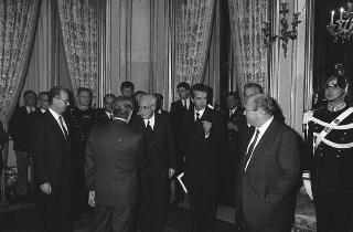 Incontro con una delegazione di partecipanti al Convegno del Comitato d'azione per l'Europa