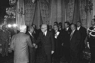 Incontro con una delegazione di partecipanti al Convegno del Comitato d'azione per l'Europa