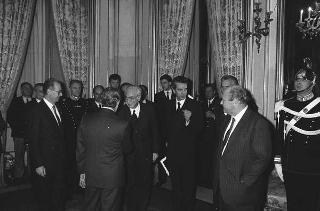 Incontro con una delegazione di partecipanti al Convegno del Comitato d'azione per l'Europa