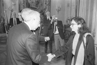 Incontro con il Comitato promotore, la giuria e i vincitori dei "Premi internazionali Roma per la stampa"