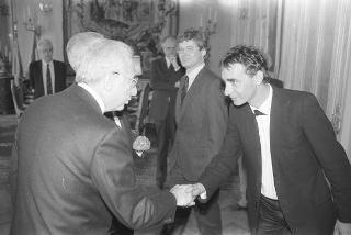 Incontro con il Comitato promotore, la giuria e i vincitori dei "Premi internazionali Roma per la stampa"
