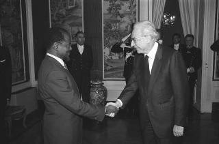 Incontro con il Presidente della Repubblica del Mozambico Joaquim Alberto Chissano