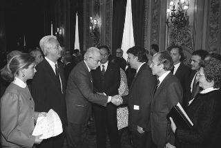 Giuseppe Manzari, Avvocato generale dello Stato, con i partecipanti al Convegno nazionale sul tema "L'Avvocatura nei principali ordinamenti giuridici"