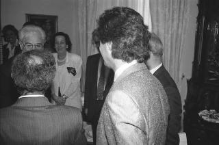 Incontro del Presidente della Repubblica Francesco Cossiga con gli autori e gli editori del libro "Elementare, Signor Presidente": per la presentazione dell'opera