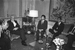 Incontro del Presidente della Repubblica Francesco Cossiga con Arias Sanchez, Presidente della Repubblica di Costa Rica