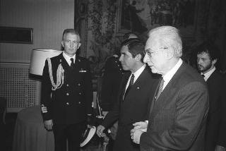 Incontro del Presidente della Repubblica Francesco Cossiga con Arias Sanchez, Presidente della Repubblica di Costa Rica